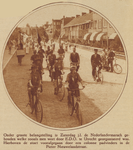 874093 Afbeelding van de 'Nederlandermarsch', een wandelmars georganiseerd door de Utrechtse sportvereniging E.D.O., in ...